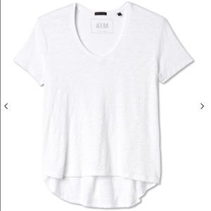 Slub Jersey Boyfriend V-Neck Tee